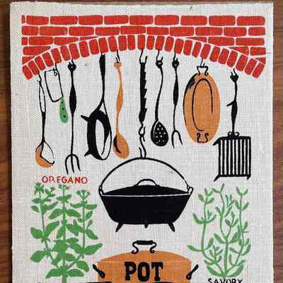 Print: Pot Herbs 612-7
