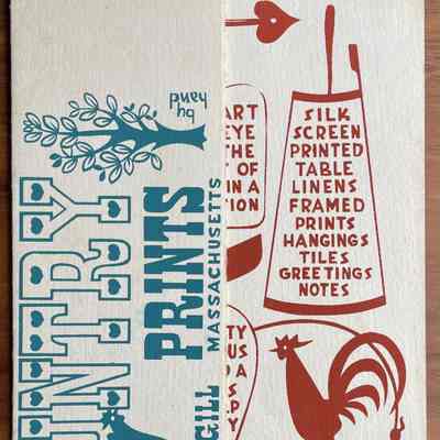 Branding, Brochure: c.1962 Country Prints Map