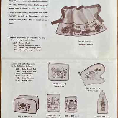 Page 15 & 16. Motif Gourmet kitchen accessories.