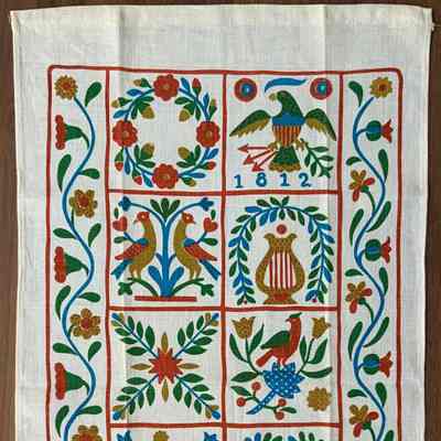Towel, Wallhanging: Quilt 200 (Penn. Dutch)