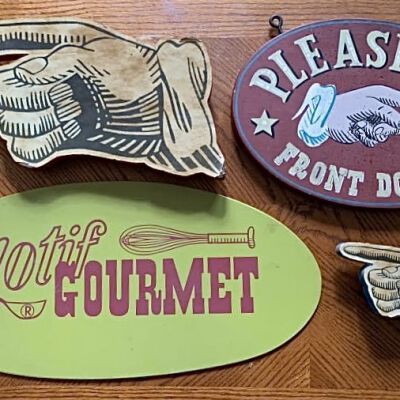 Branding, Signage: Country Prints Shop Signage