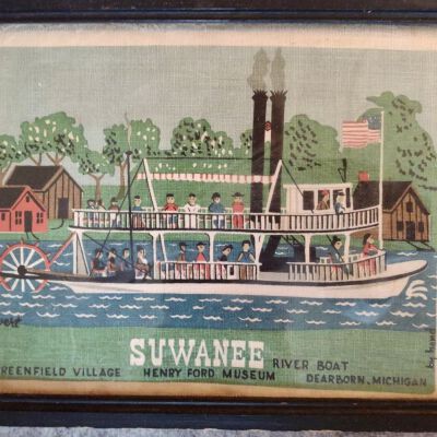 Framed Gift Greeting: Suwanee River Boat, Henry Ford Museum, c.1955-60.: Image: Kathey Ferguson