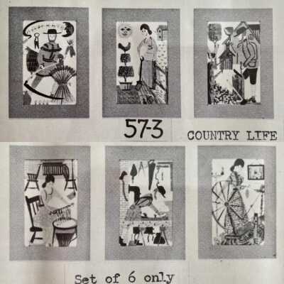 Print: Country Life 57-3, Set of Six