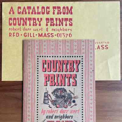 Mailing envelope with catalog.: Envelope: Sara Leeper. Catalog: PKM