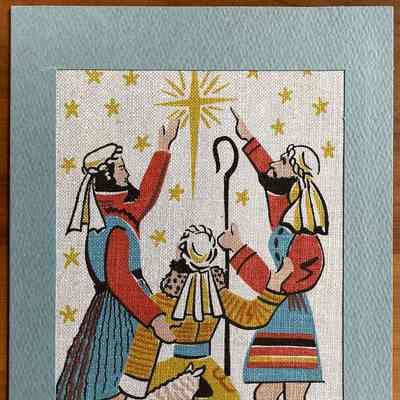 Notecard, Christmas: Plowshares Christmas Greeting C928