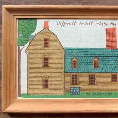 Print: Deerfield Houses, Dwight-Barnard Side 717-4