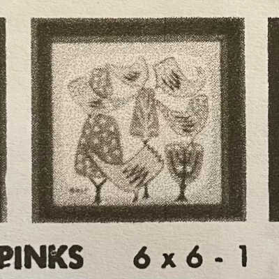 Print: Pinks 66-1, set of four