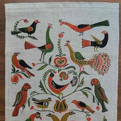 Towel, Wallhanging: Birds U203