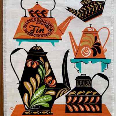 Gift Greeting: Painted Tin; see “Gift Greeting” entries.: PKM collection.