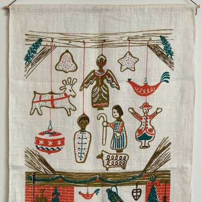 Towel, Wallhanging, Christmas: Christmas Kitchen