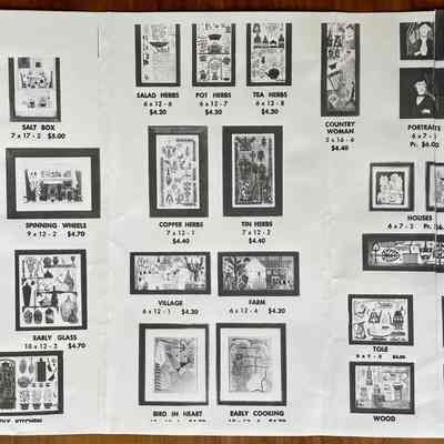Bird In Heart 1012-6, bottom center, left.: From “Country Prints in Frames”, c.1955.
