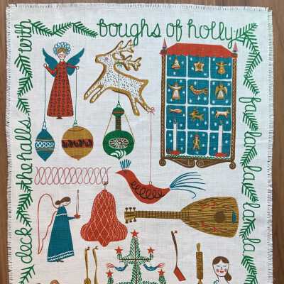 Towel, Wallhanging, Christmas: Christmas Kitchen 214