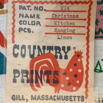 Country Prints product tag.