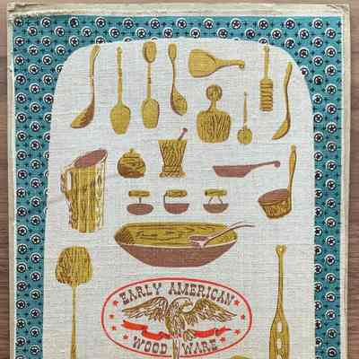 Print: Wood Ware (TK), Blue