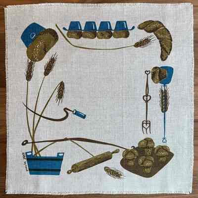 Matching muffin cloth 209.: PKM collection.