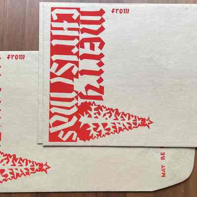 Three identical envelopes.