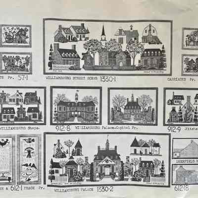 Williamsburg Palace 1330-2, bottom center.: From “Country Prints in Frames Designed by Robert Darr Wert”, p.8, c.1960.