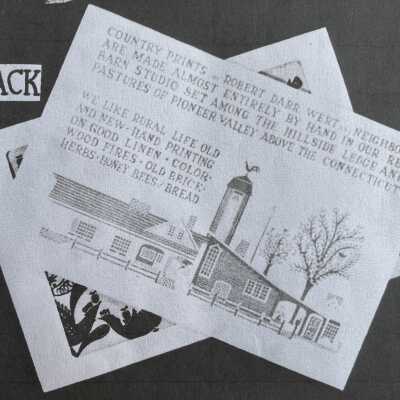 Pack board with windowed envelope for table linens.: From brochure page below.