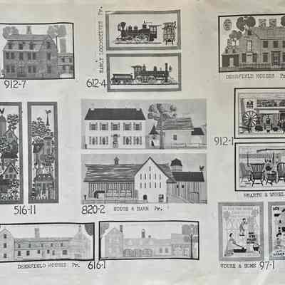 House & Home 97-1 Pair, lower right corner.: From “Country Prints in Frames Designed by Robert Darr Wert”, c.1960.