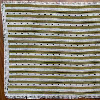 Placemat: Craft Horizons, Stripe 109, Olive