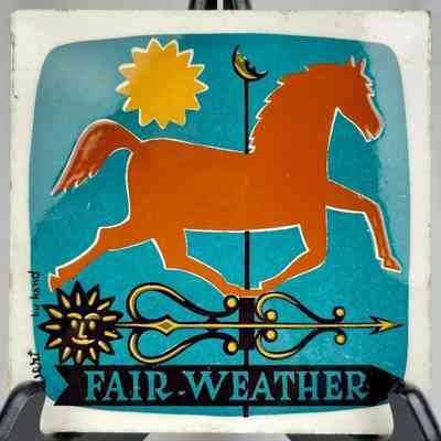 Tile: Weathervane, Fair Weather (TK)