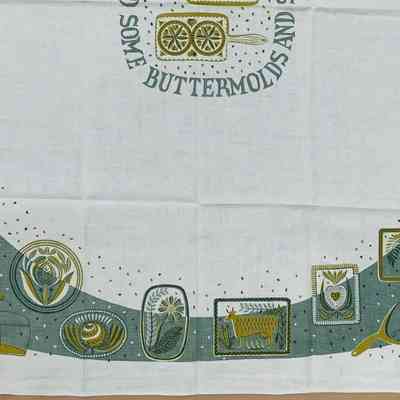 Repeat on half of tablecloth.