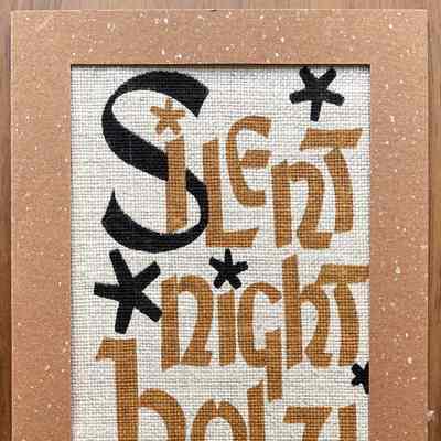 Notecard, Christmas: Christmas Carol (TK), Brown