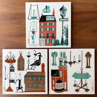 Tile set commissioned by the Electro-Motive Division of General Motors, 1958.: PKM collection.