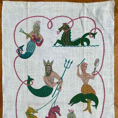 Towel, Wallhanging: King Neptune (TK)