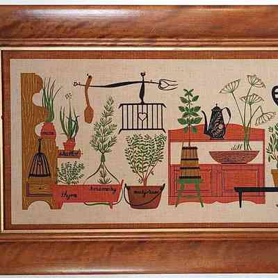 Print: Kitchen Garden 1330-4