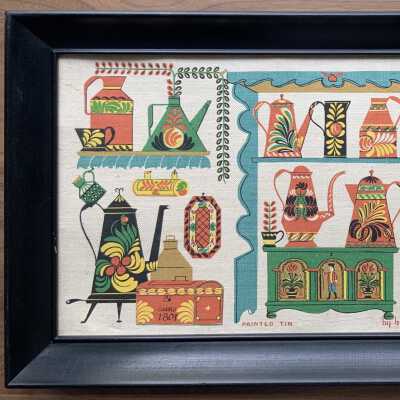 Print: Painted Tin 917-3
