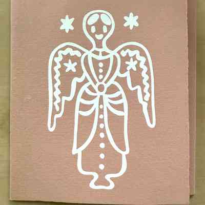 Notecard, Christmas: Christmas Cookies (TK), Angel