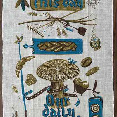 Matching towel/wallhanging: Daily Bread 212.: PKM collection.
