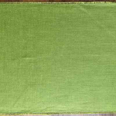 Solid color napkin.