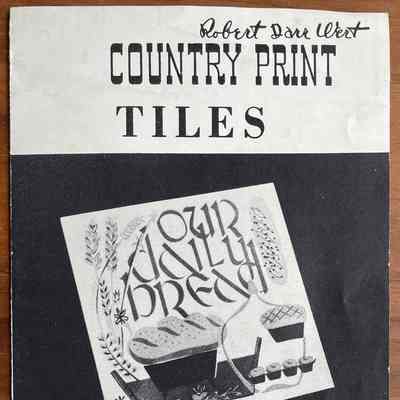 Branding, Brochure: c.1955 Country Print Tiles (Retail)