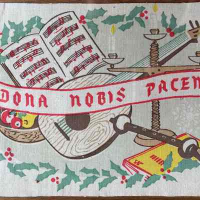 Print, Christmas: 1947 Country Prints Christmas Greeting