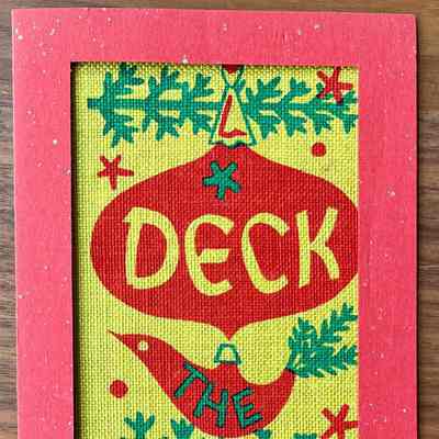 Notecard, Christmas: Deck the Halls (TK)