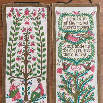 Cherry Tree 250 is a pair with Patience Tree 250.: Collection of Sara Leeper.