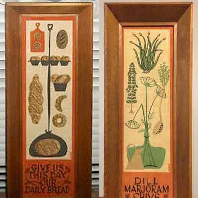 Print: Bread-Herbs 516-8 Pair, aka Bread 516-8 and Herbs 516-9