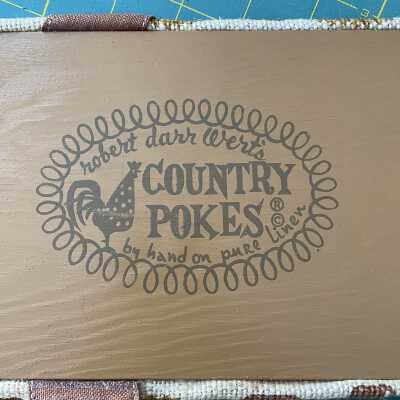 Country Pokes imprint, bottom of bag.