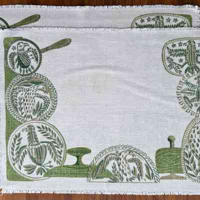 Two placemats.