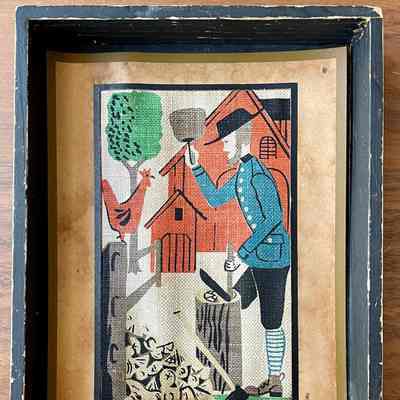 Print: Country Life 57-3, Chopping Wood (TK)