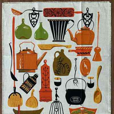 Coordinating Frontier Cooking 222 towel/wallhanging/runner.: PKM collection.