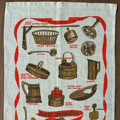 Towel, Wallhanging: Woodenware U216