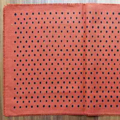 Placemat, Napkin: Polka Dot (TK), Red-Orange