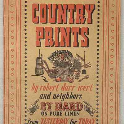 Matching Country Prints product brochure; see “Branding: Brochure” entries.: Gill Hisotrical Commission Collection. Image: Michael J. Dawson