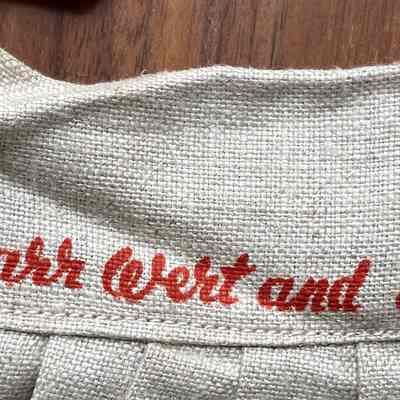 Detail at waistband.
