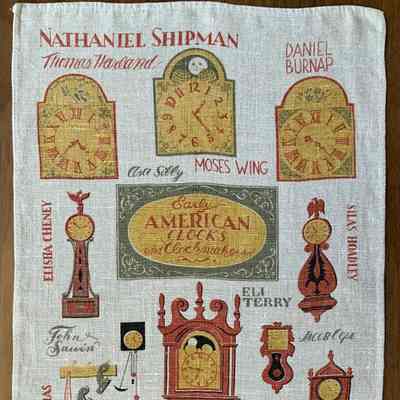 Towel, Wallhanging: Clocks U219