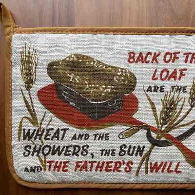 Kitchen, Potholder: Daily Bread 11, Red