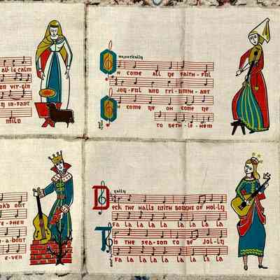 Placemat: Christmas Songs 125 (incomplete)
